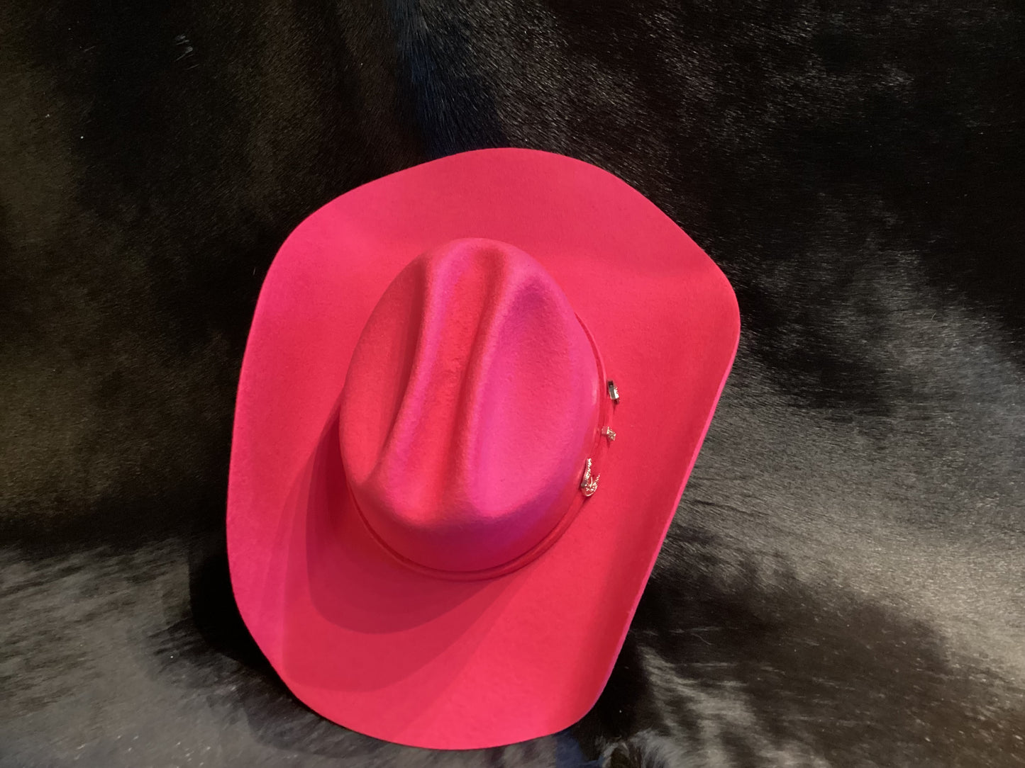 Cattleman Pink Felt Hat