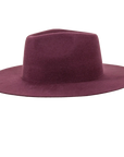 Plum Felt Hat