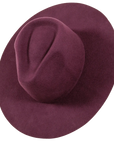 Plum Felt Hat