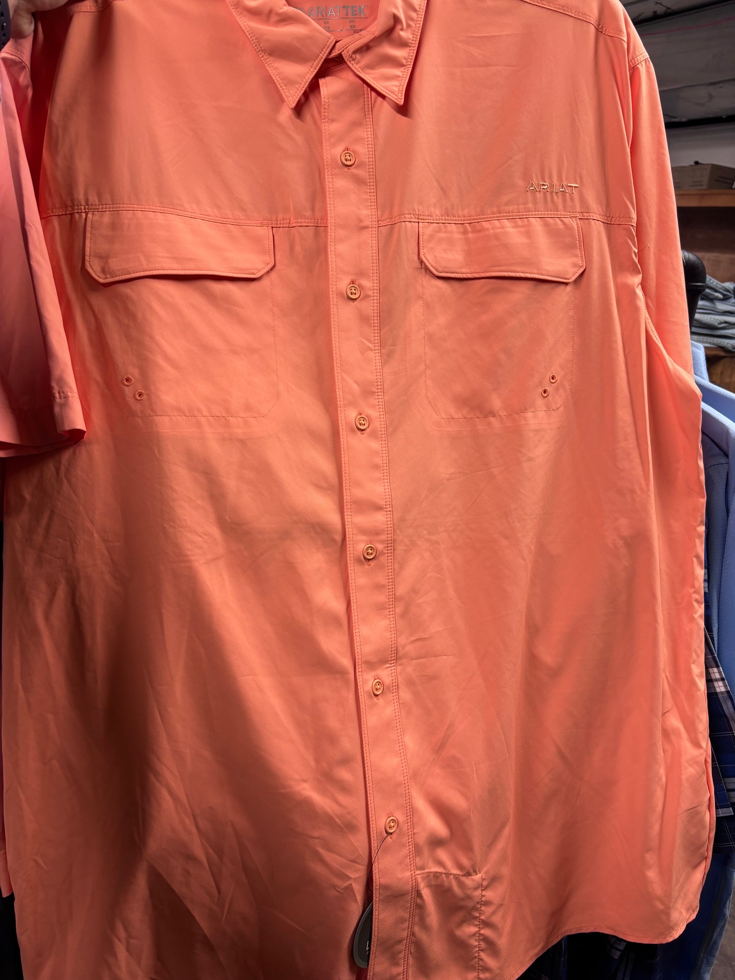 Ariat: Pink Button Up Shirt