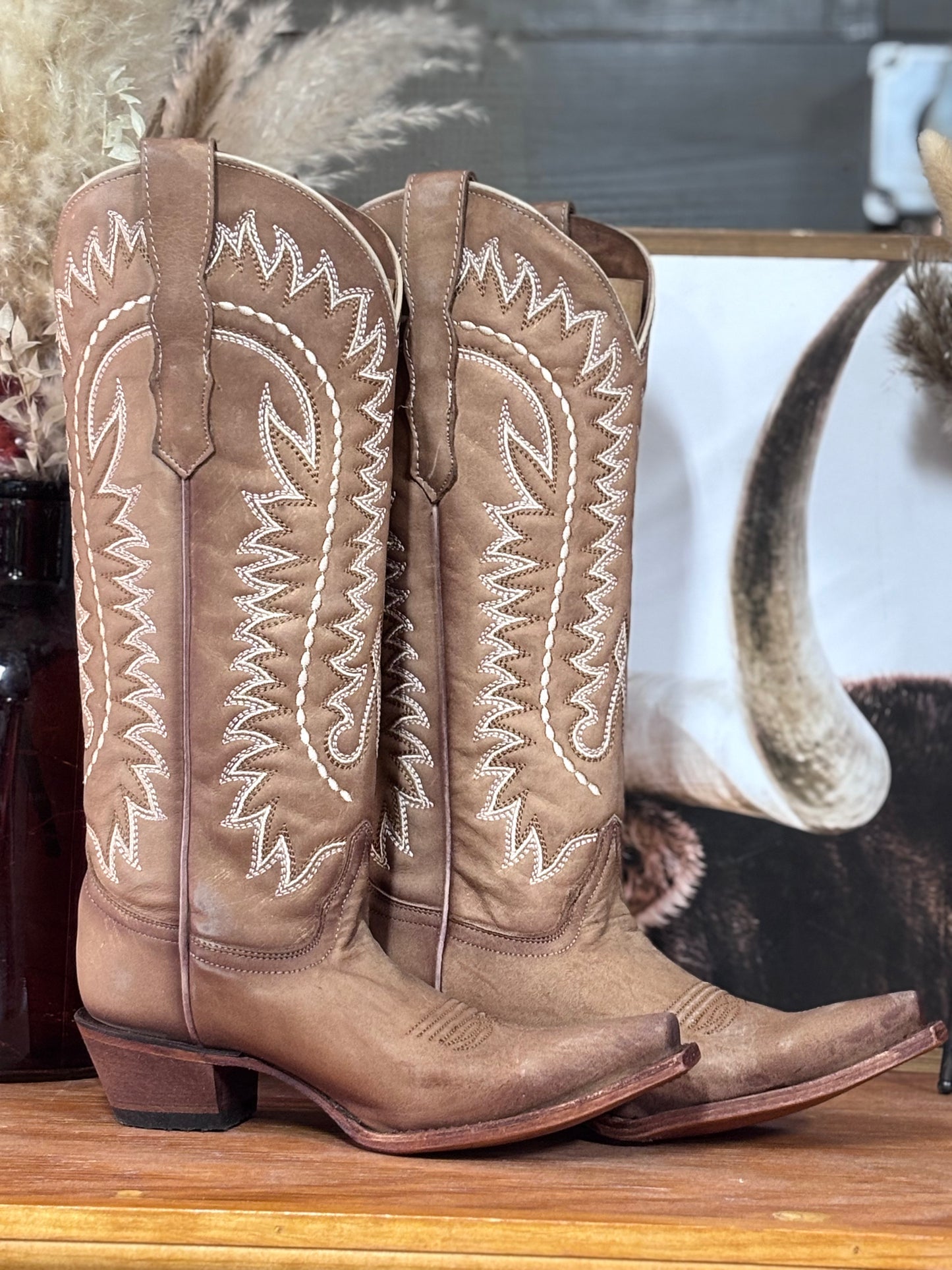 Corral Sand Embroidery Women's Boots