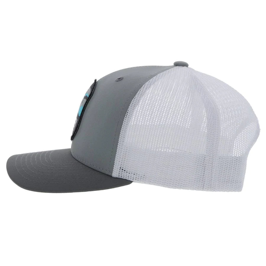 Cheyenne Gray/White SnapBack Hat