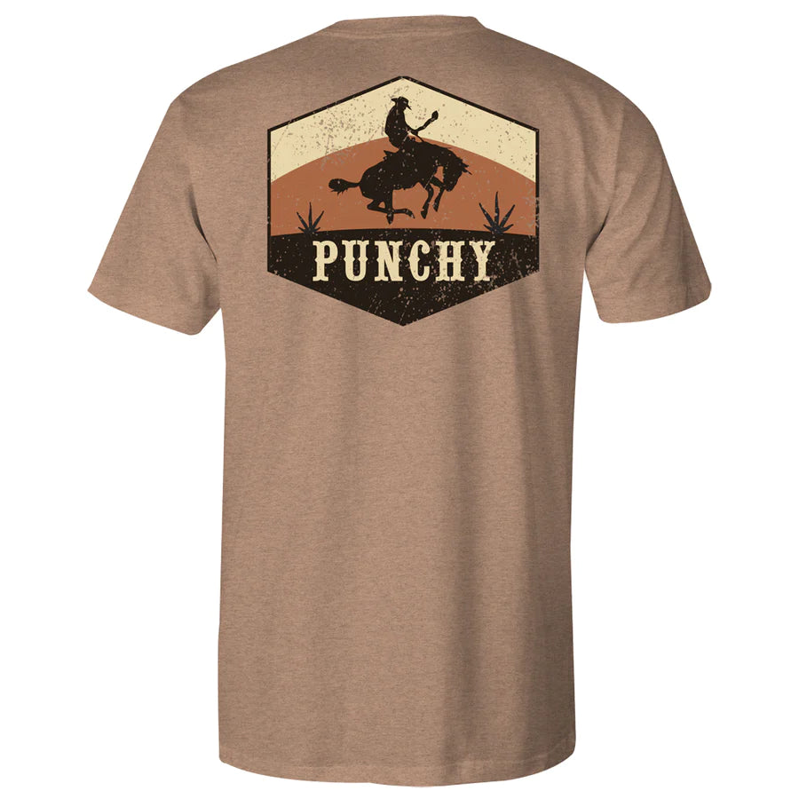 Punchy Ranchero Men’s Sienna Heather T-shirt