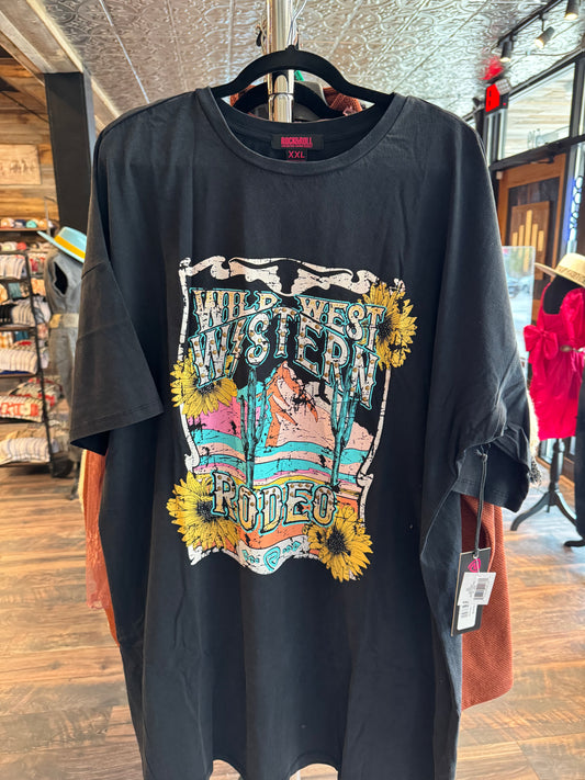 Wild West T-Shirt Dress