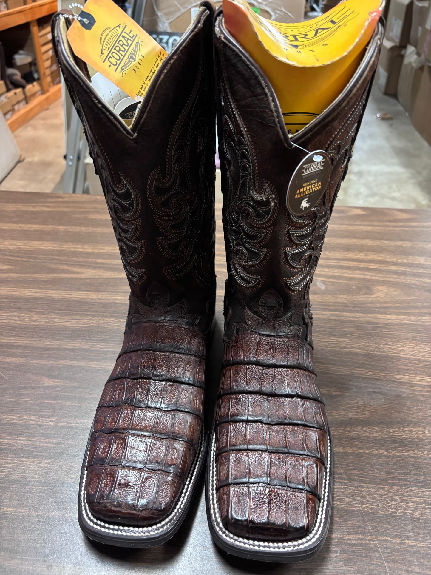 Corral Men's Boots Genuine Alligator