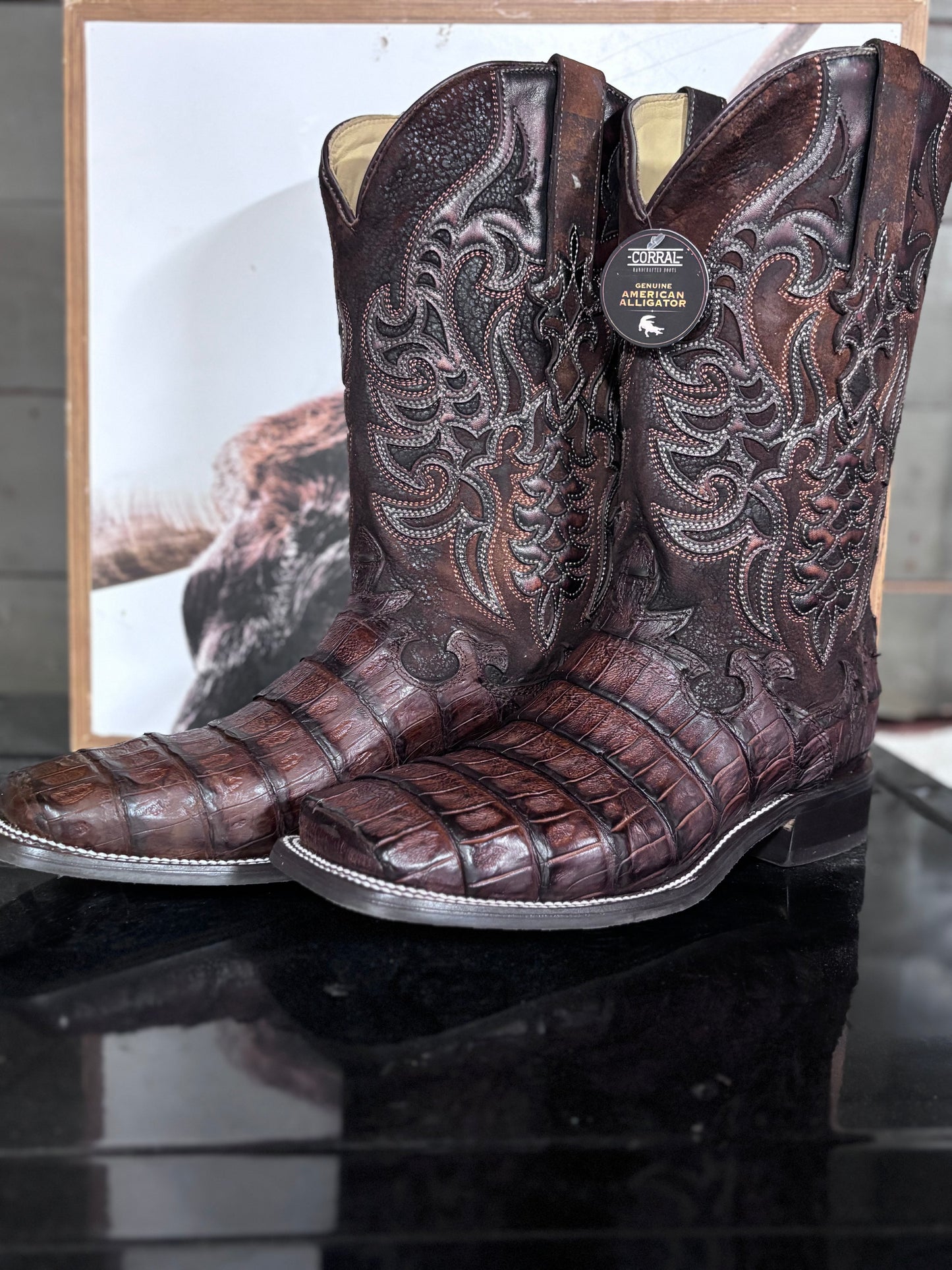 Corral Men's Boots Genuine Alligator
