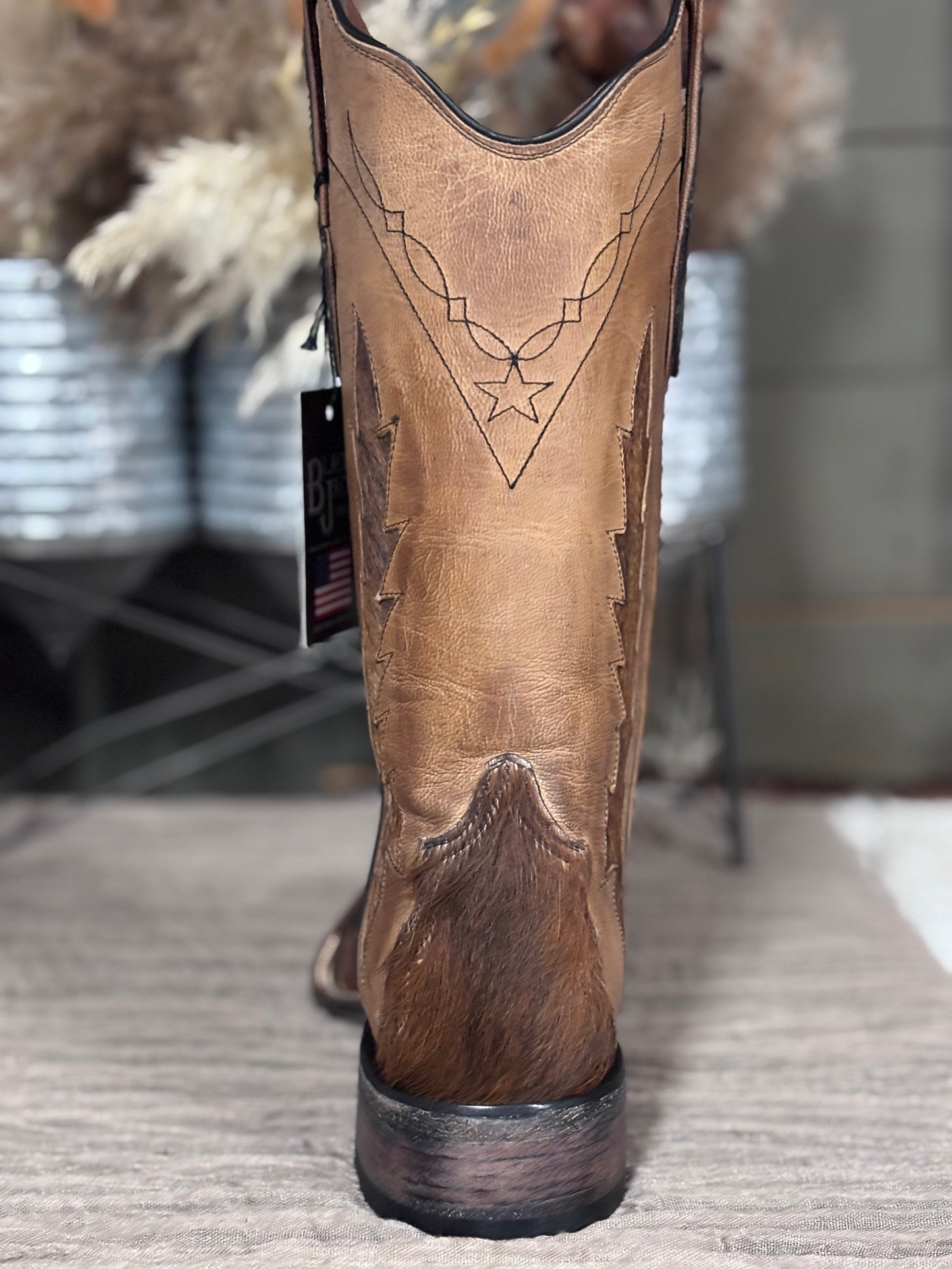 Black Jack Hair On Calf Boots