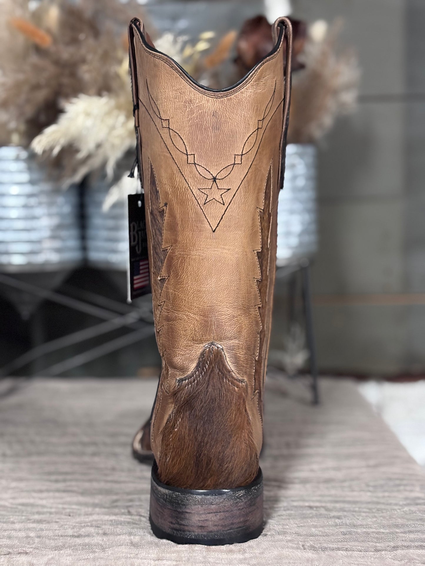Black Jack Hair On Calf Boots