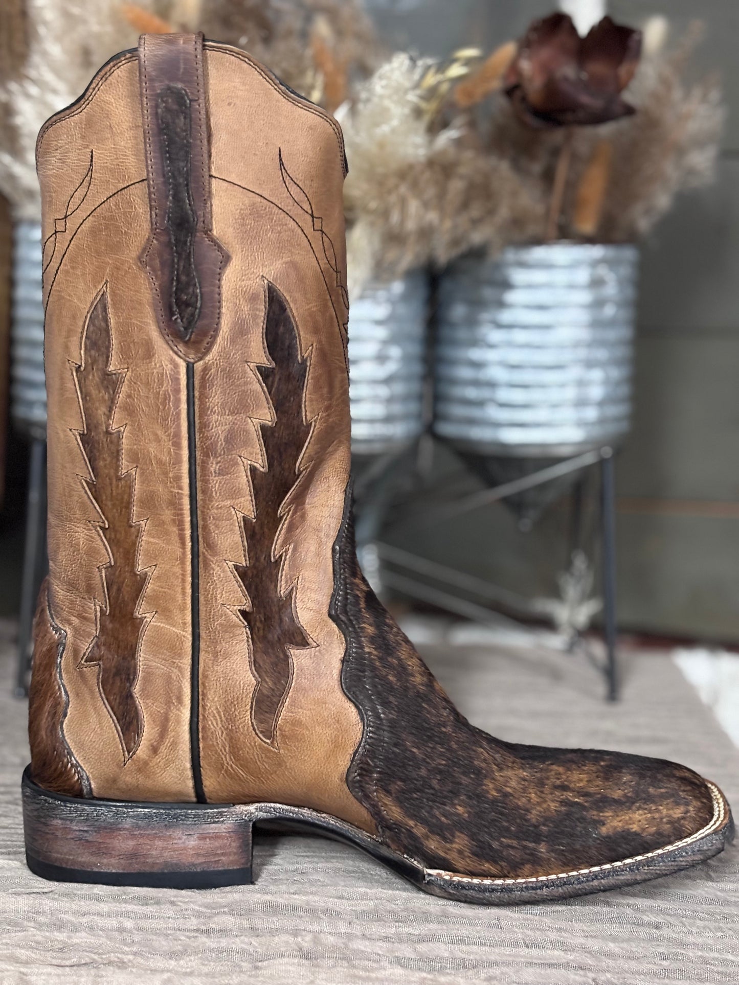 Black Jack Hair On Calf Boots