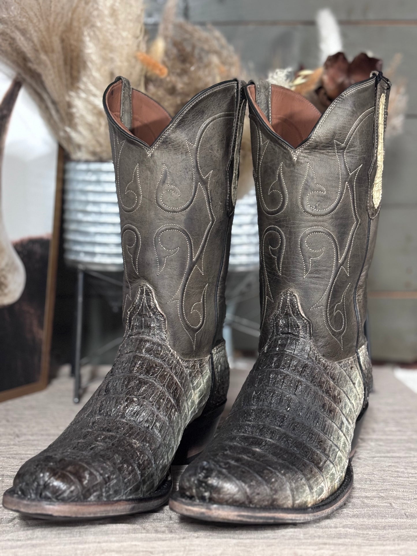 Black Jack Caiman Tail Boots