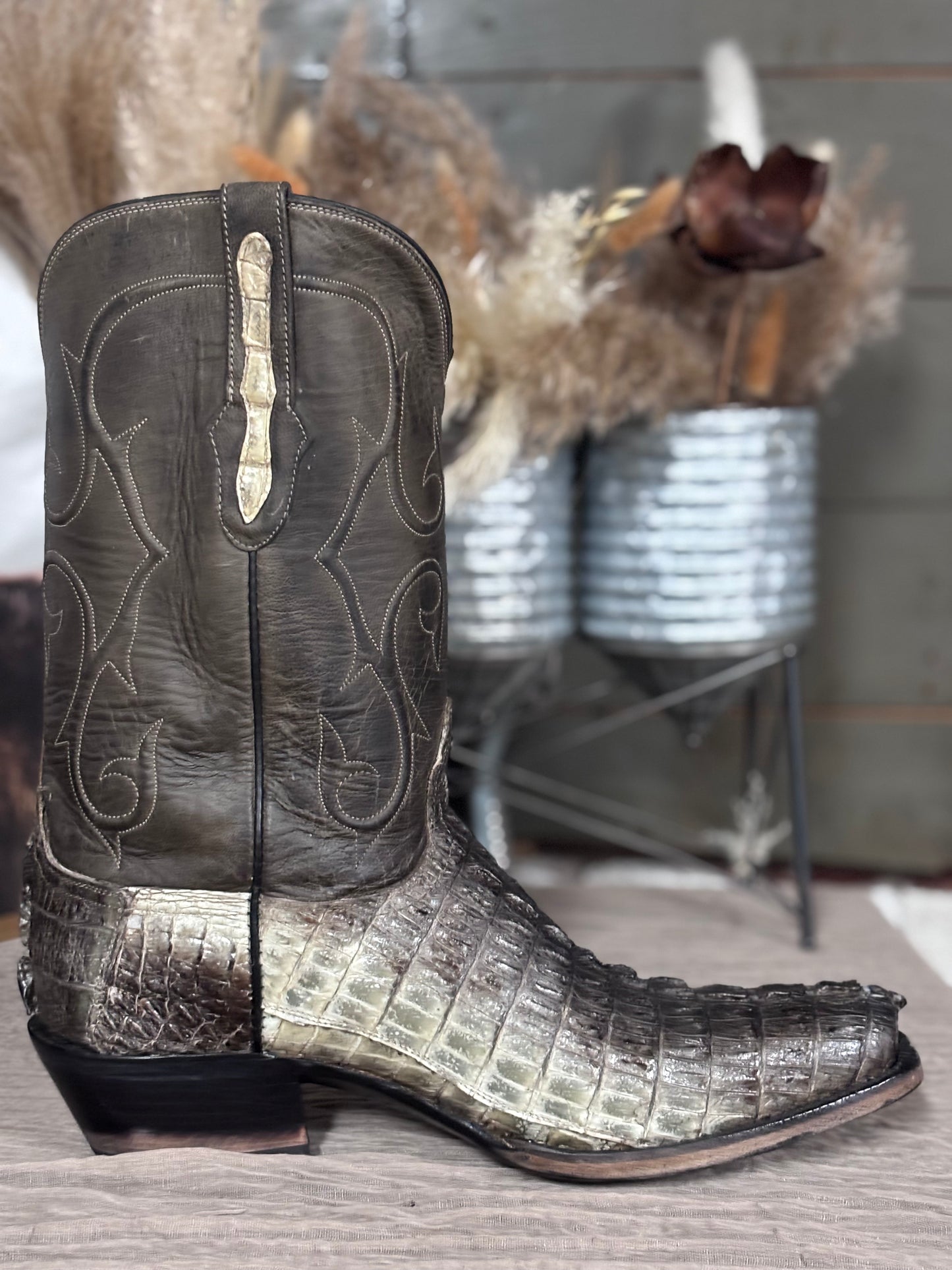 Black Jack Caiman Tail Boots