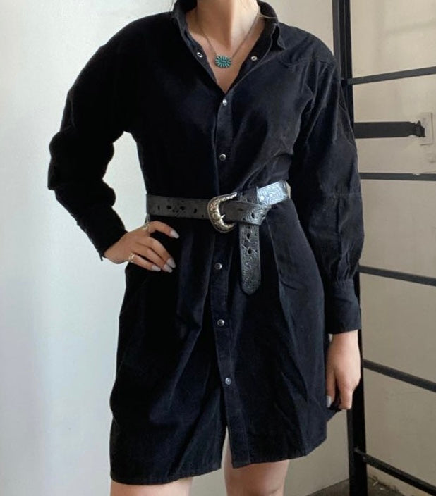 Final Sale Wrangler Corduroy Little Black Dress Wiseman's Western Final Sale Wrangler Corduroy Little Black Dress Wiseman's Western