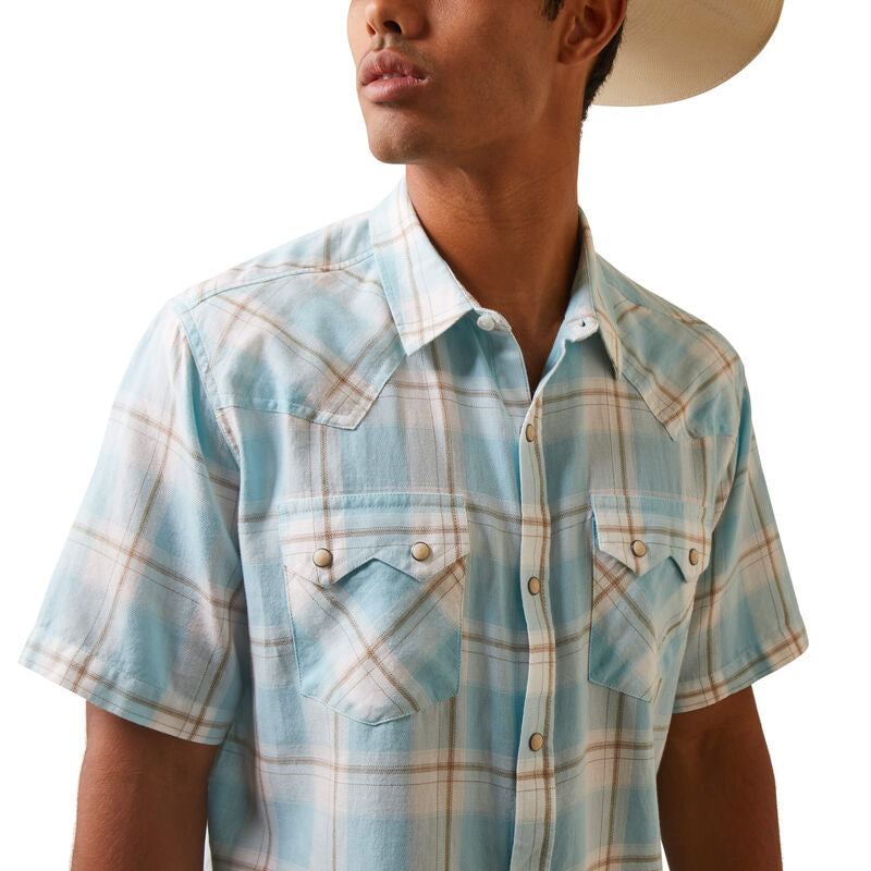 ARIAT - Halbertson Retro Short Sleeve Snap