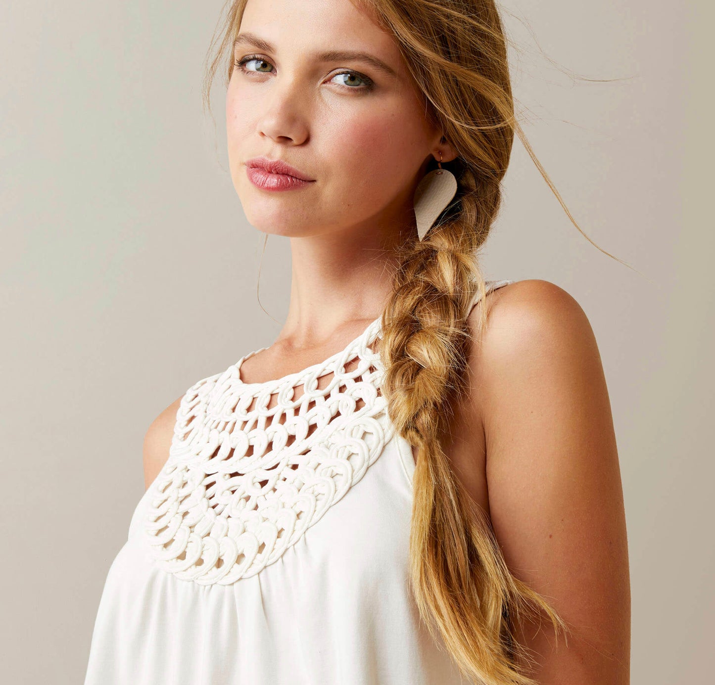 Scarlet Crochet Top