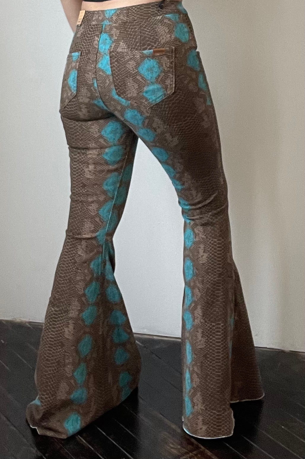 Sydney Print Bell Jeans