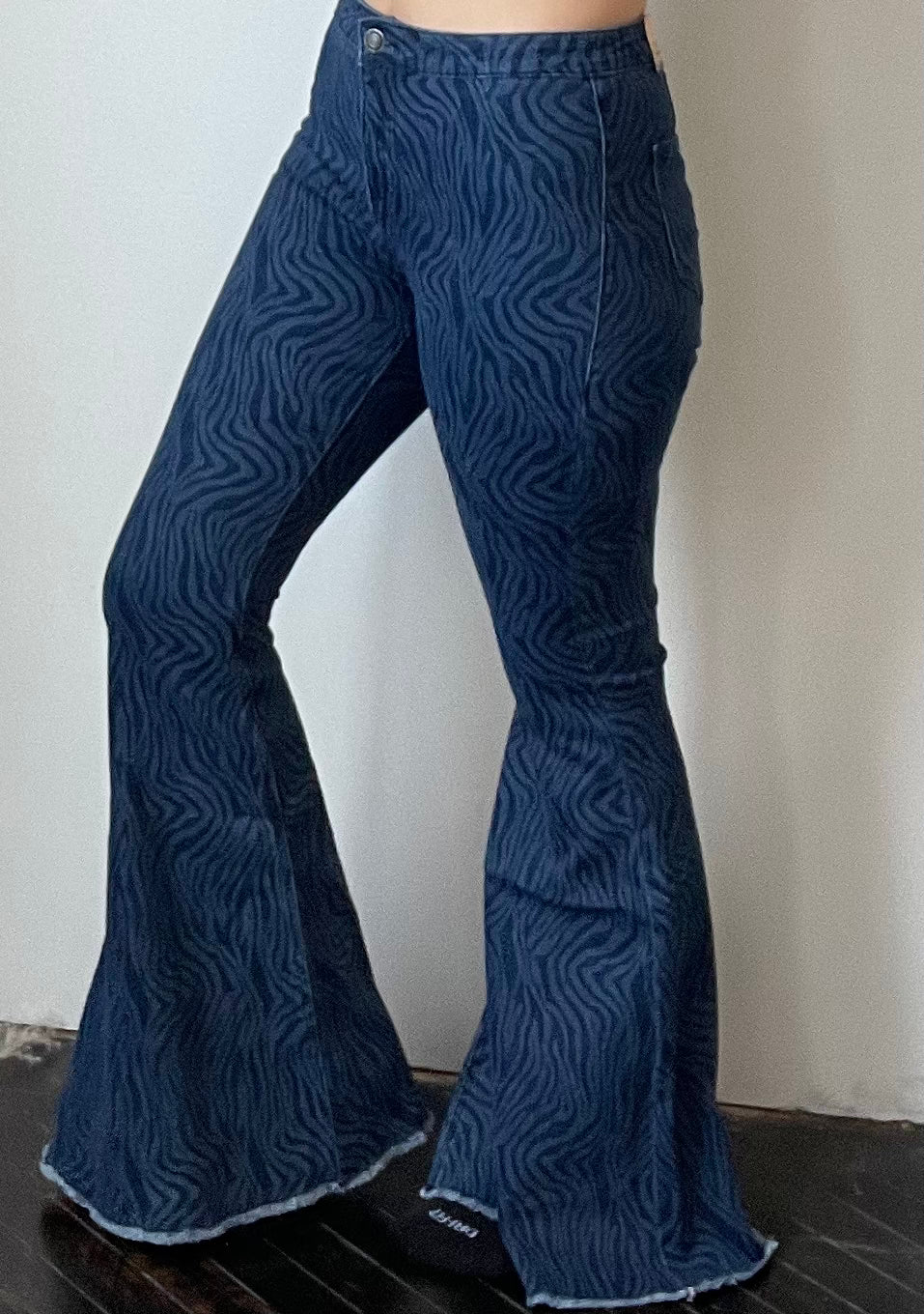 Zebra Denim Bell Jeans