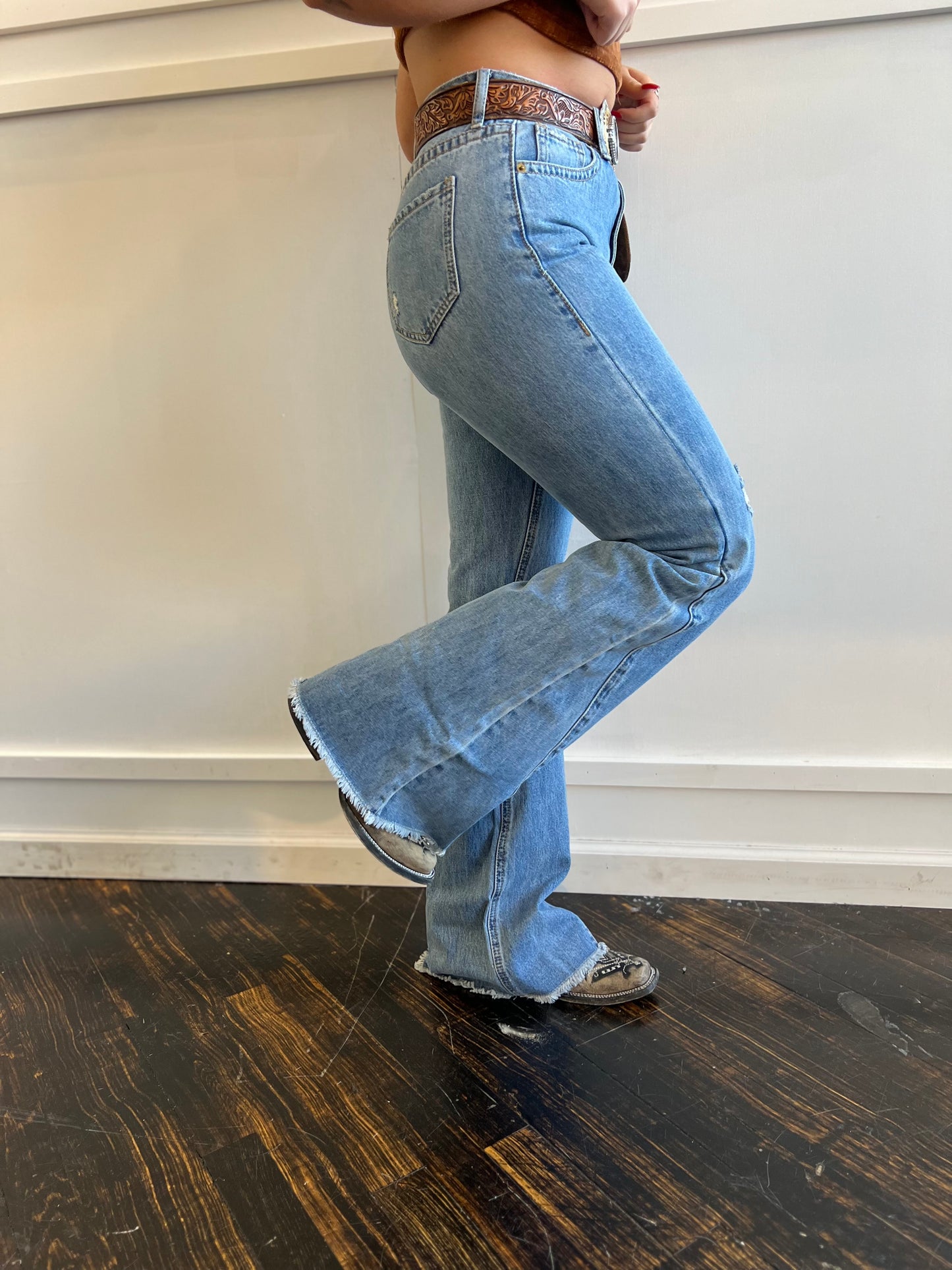 Final Sale ✨Martina Palazzo distressed Women's Jeans
