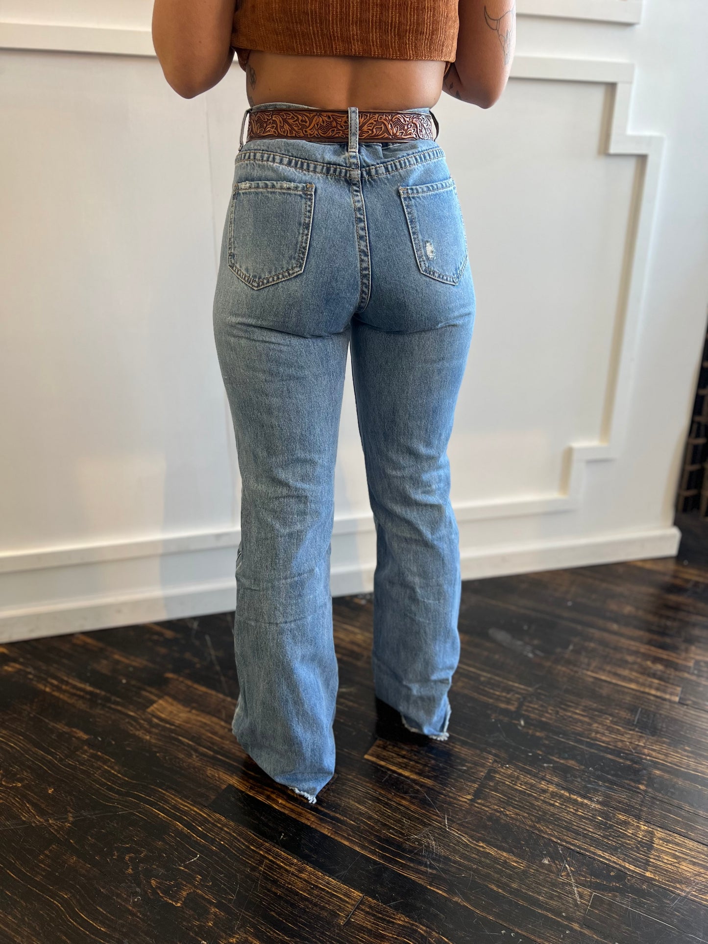 Final Sale ✨Martina Palazzo distressed Women's Jeans