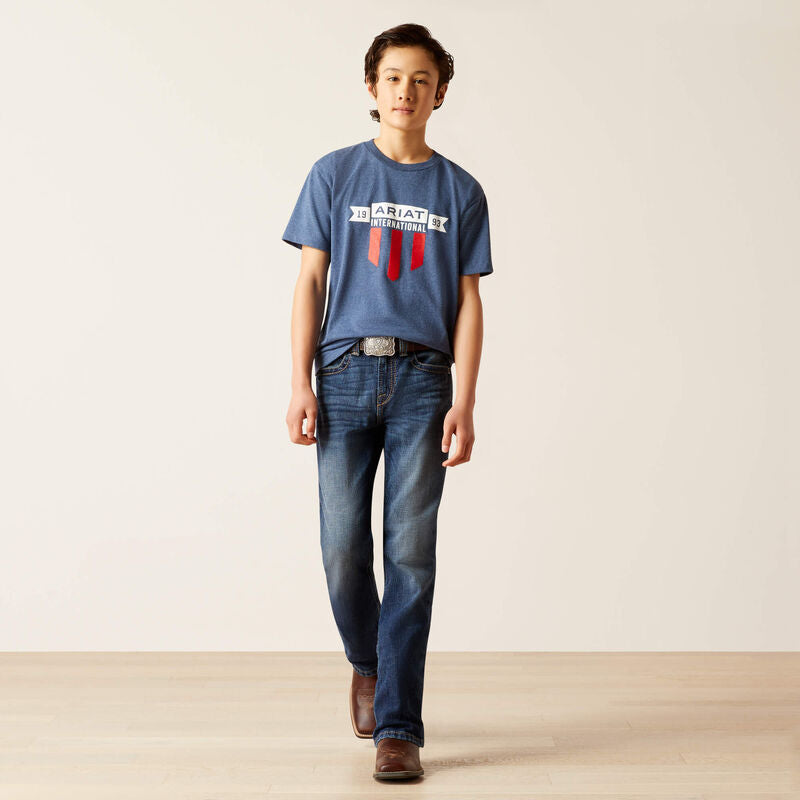 Youth Banner Shield SS Tee