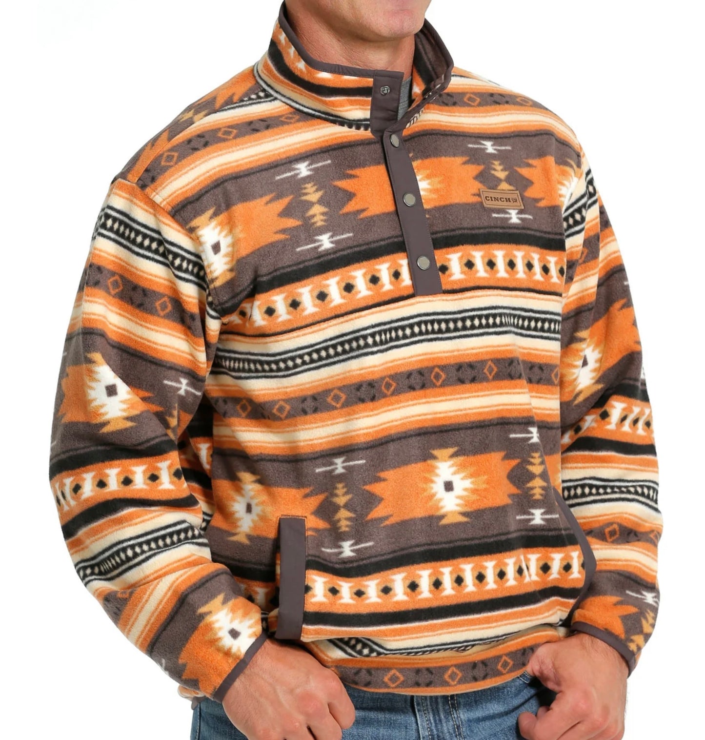 Men’s Cinch Polar Fleece Gray