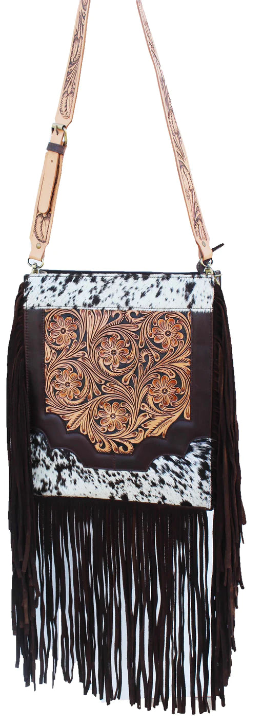 Cowhide Leather Concealed Carry Shoulder Bag