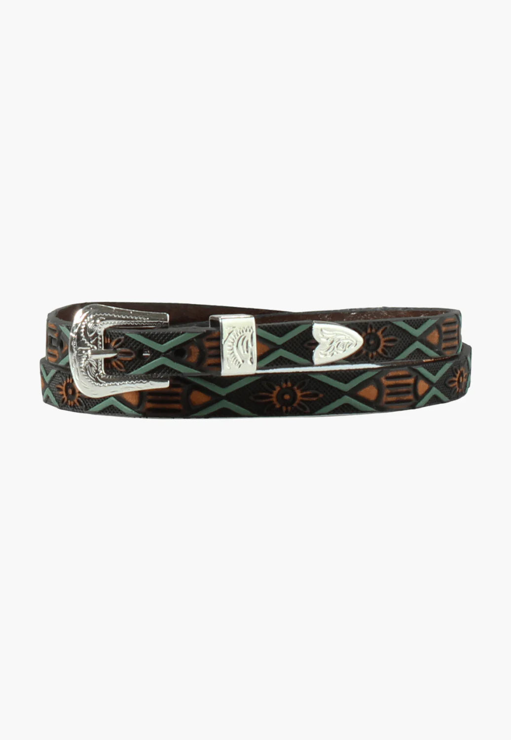 Western Flower And Arrow Hatband