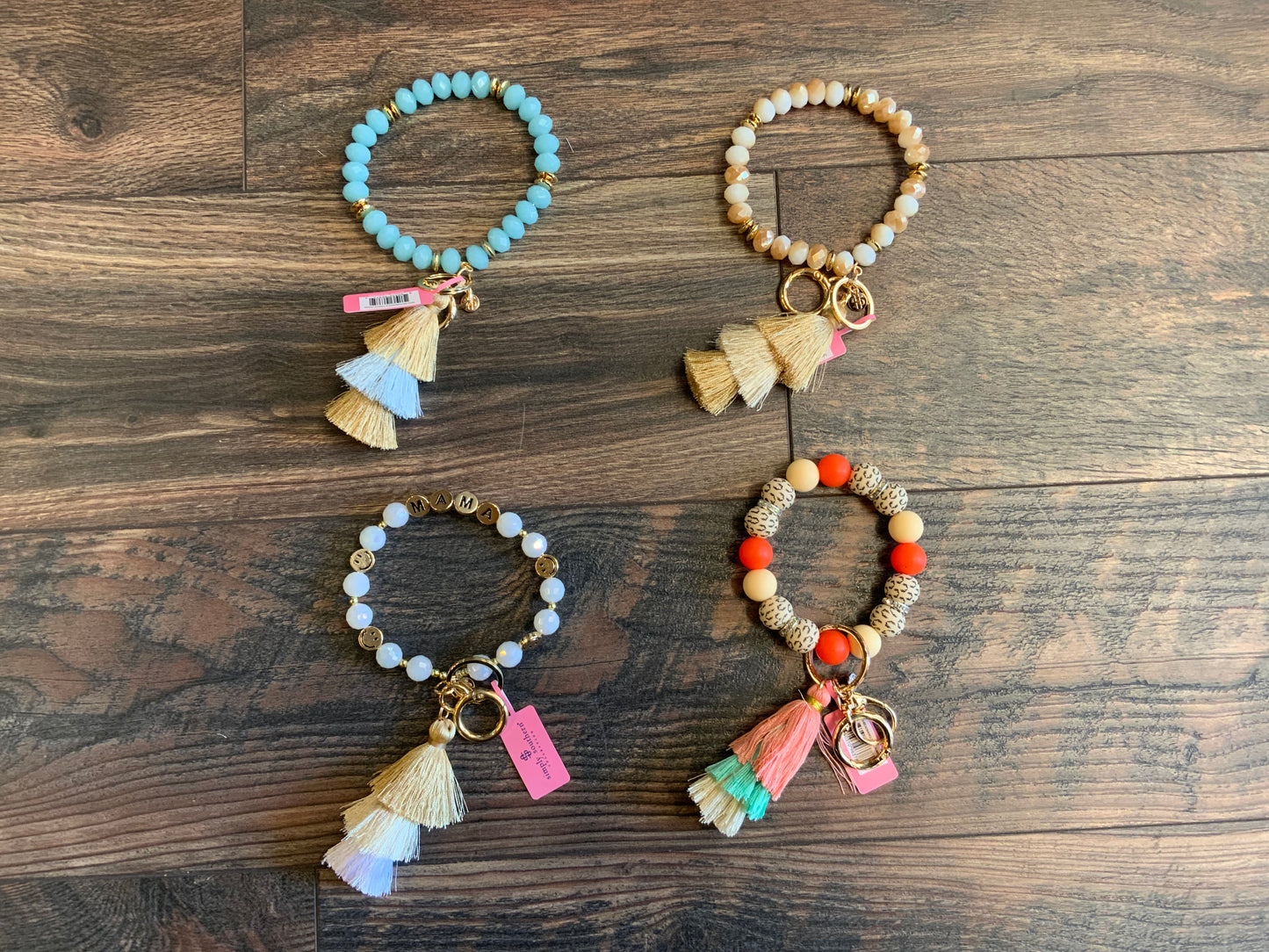 Simply Southern Beaded Wristlet Keychain