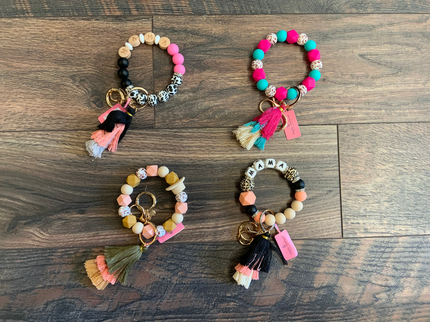 Simply Southern Beaded Wristlet Keychain