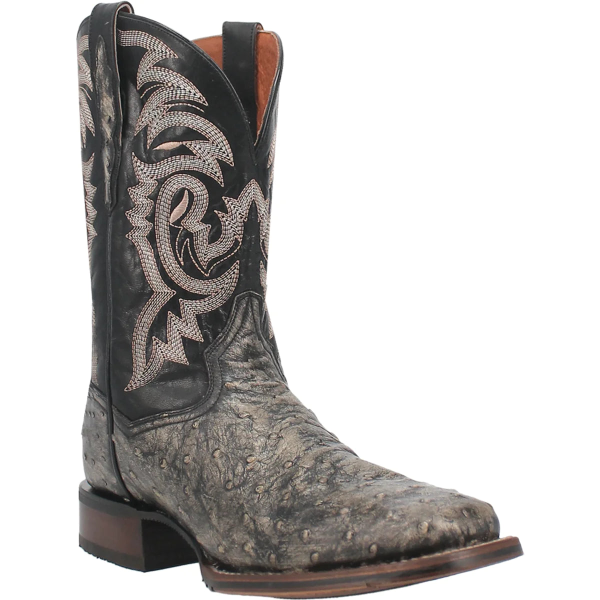 Dillinger Full Quill Ostrich Boot Mens