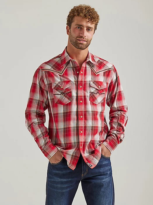 Rock 47 Apple Red Plaid With Stitching