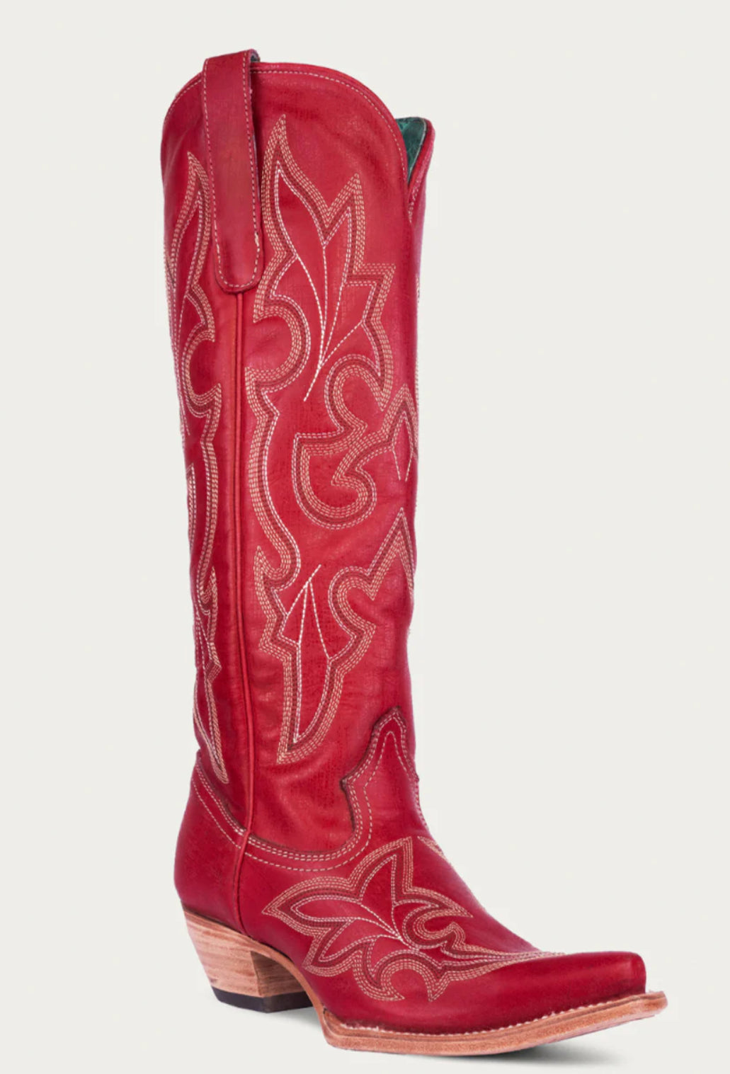 Ruby Red Tall Boots