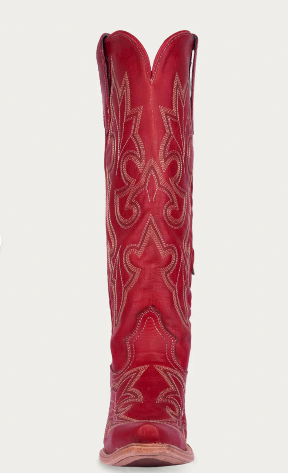 Ruby Red Tall Boots