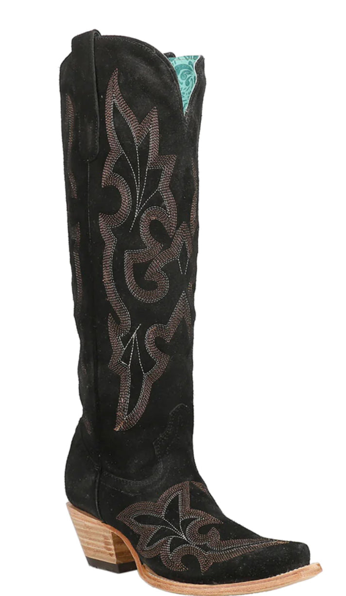 Outlaw Suede Tall Boots