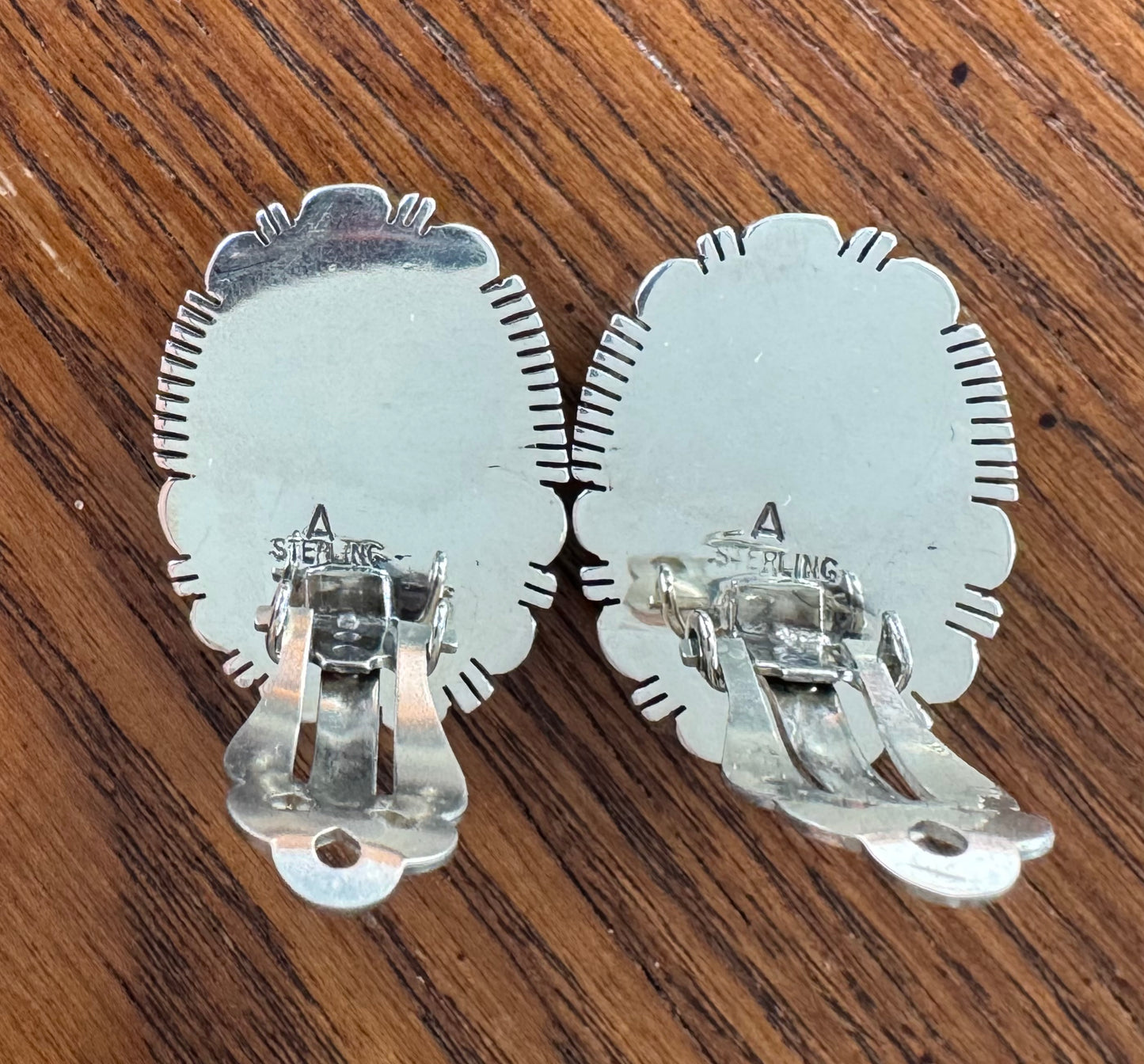 Authentic Mine #8 Clip on Earrings