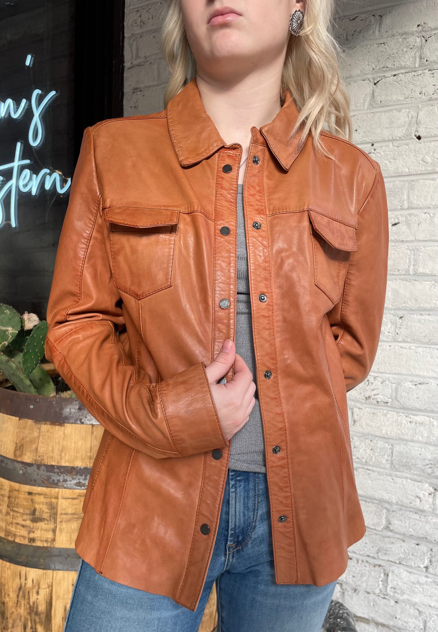 Scully Lambskin Leather Jacket
