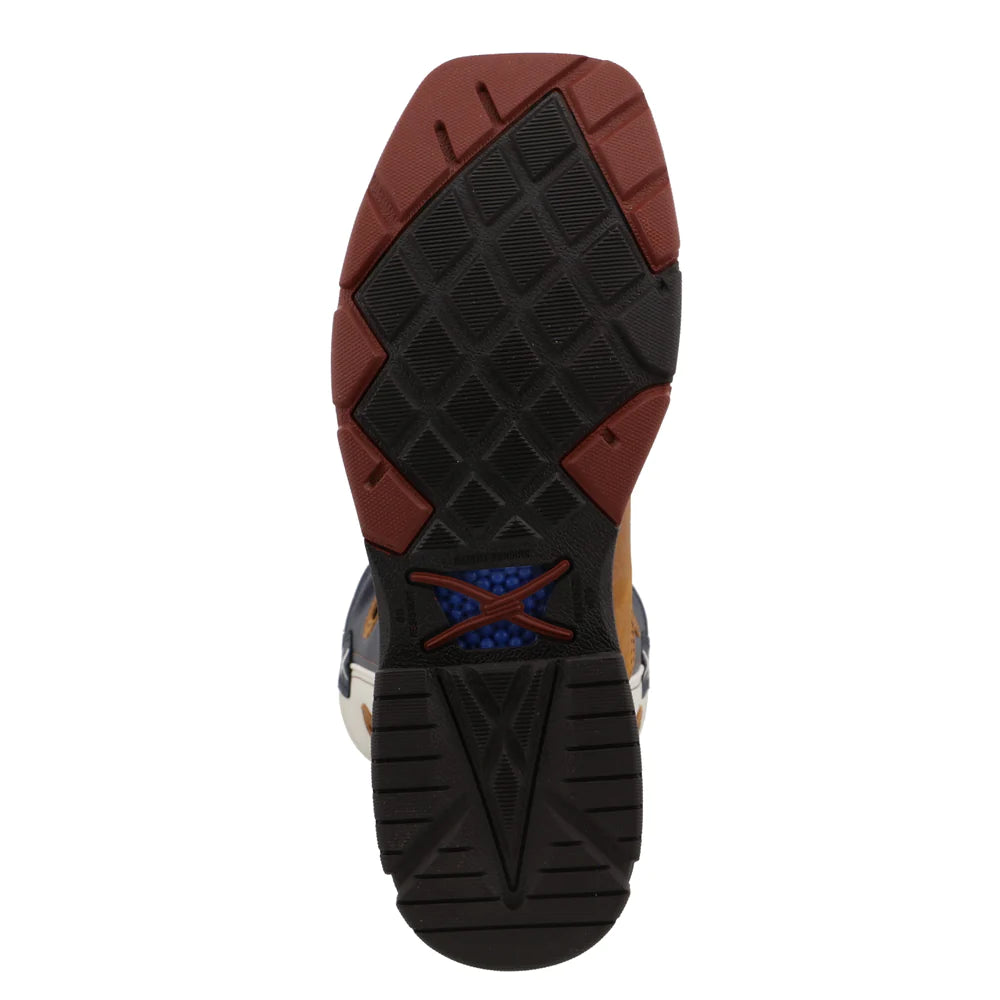 Twisted X Light Brown & Texas Flag Western Work Boot Safety
