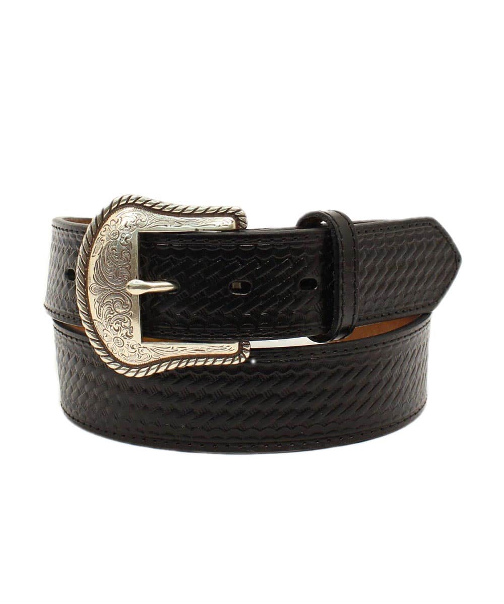 Ariat Women's Black Embossed Leather Belt
