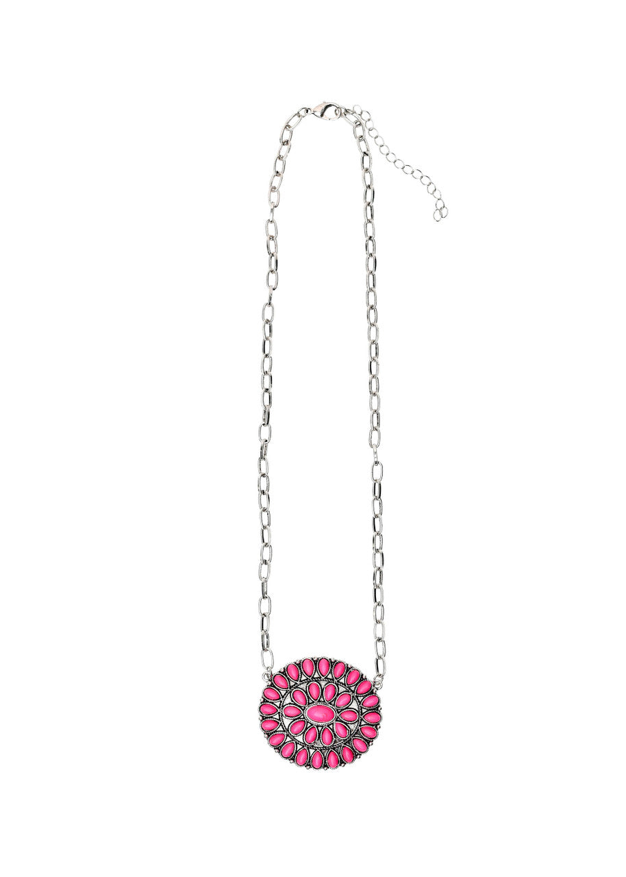 Carrie Cluster Necklace