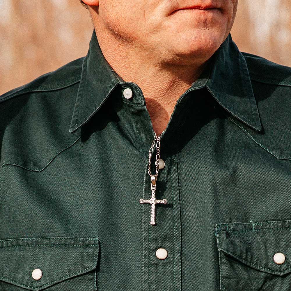 Binding in Faith Cross Necklace