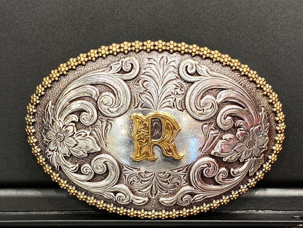 NOCONA OVAL INITIAL BUCKLE - ACC BUCKLE