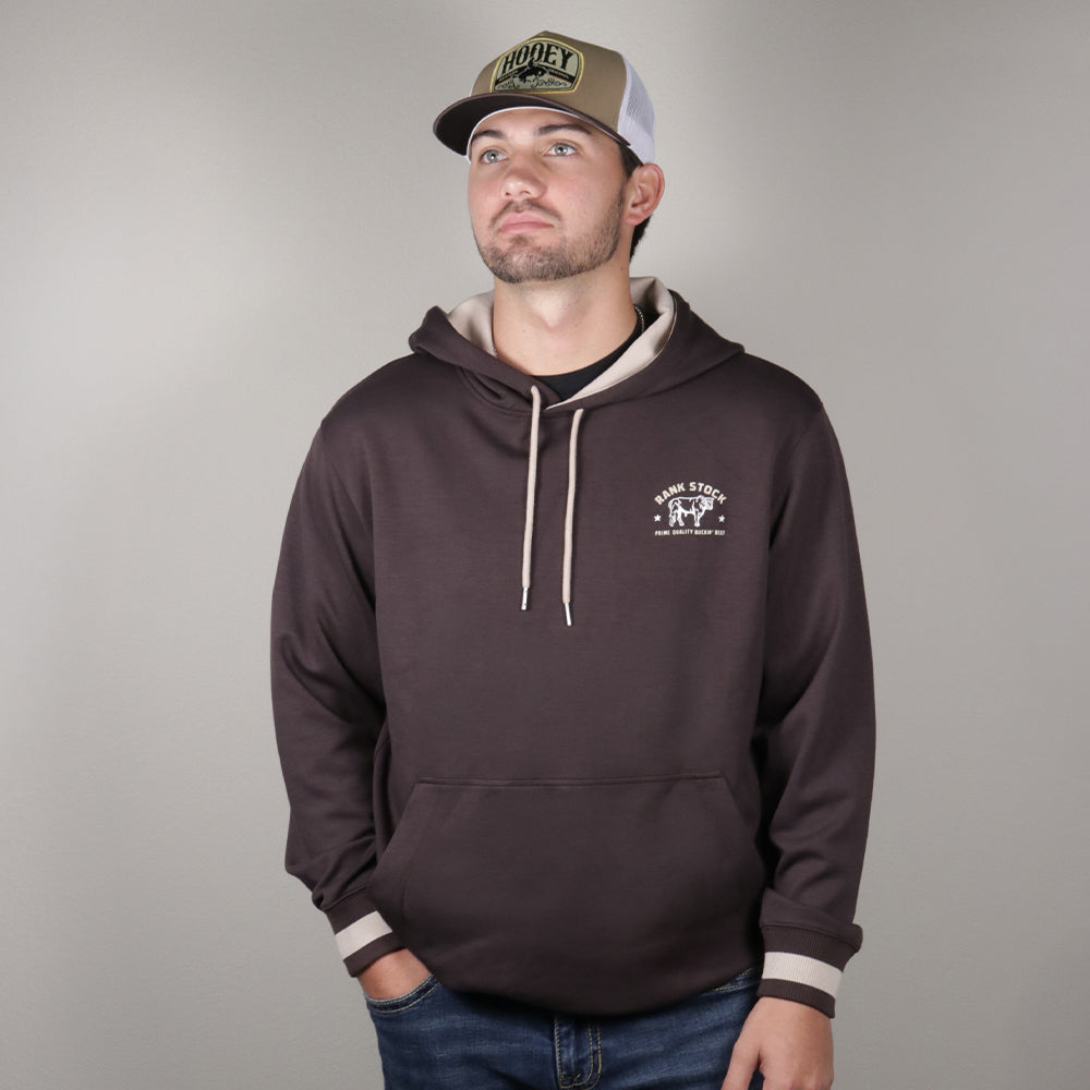 Hooey Rank Stock Brown Hoody