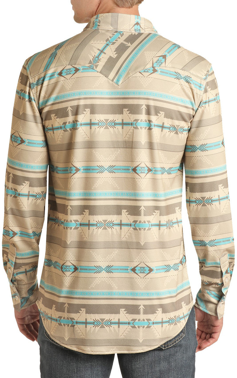 Aztec Brushed Knit