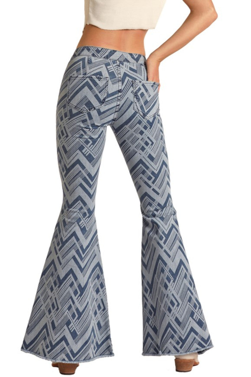Final Sale ✨ Shelby Abstract Bell Jeans