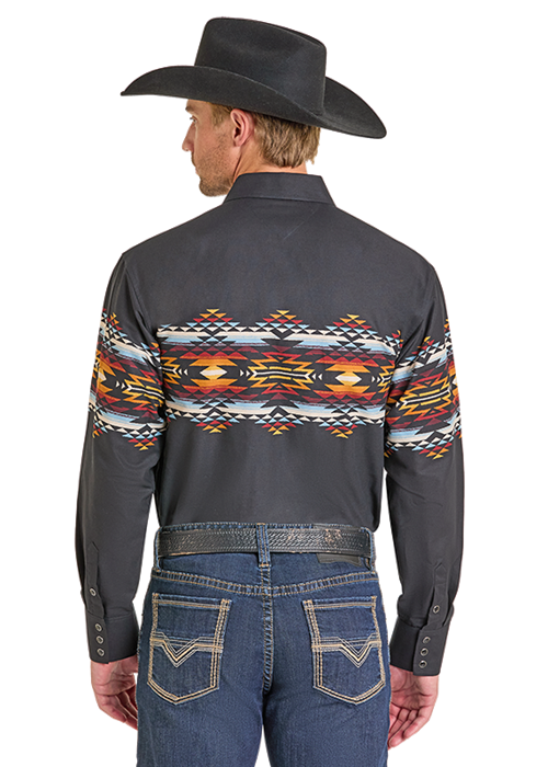Panhandle Men’s Sunset Aztec Snap Up
