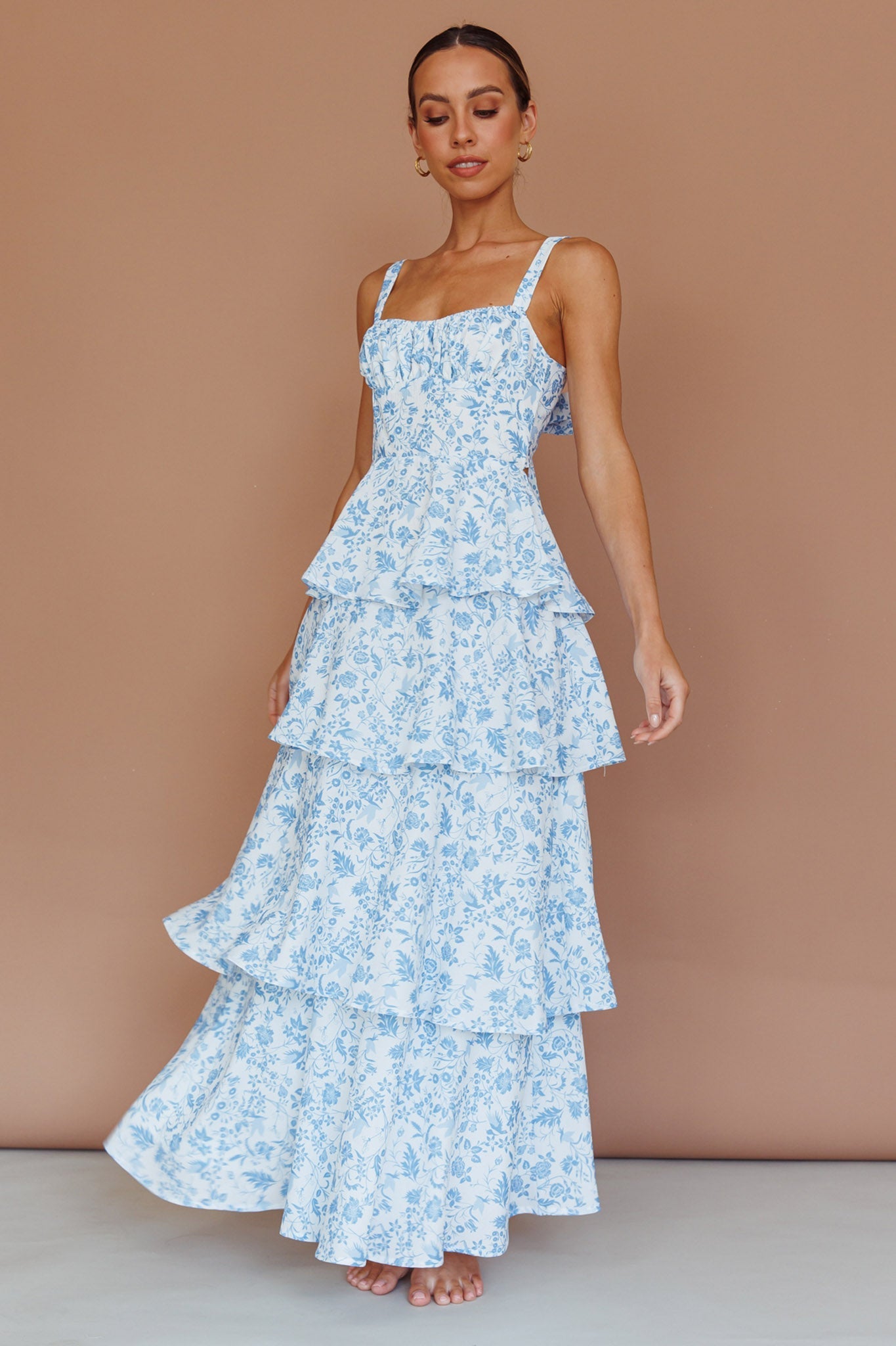 Romance Floral Maxi Dress SR0841J