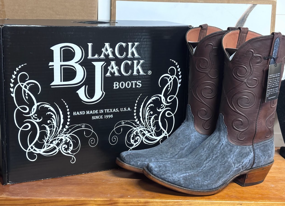 Black Jack Safari Blue Boots – Wiseman's Western