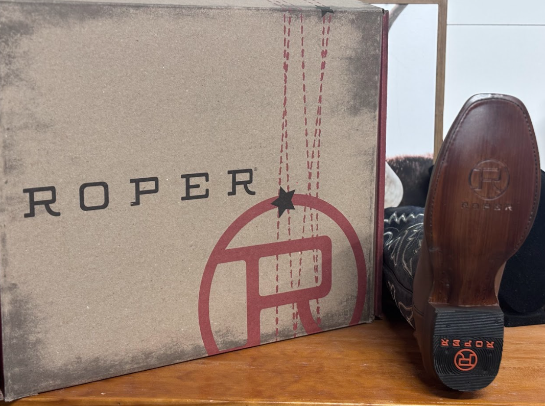 Roper Burnished Brown Leather Vamp