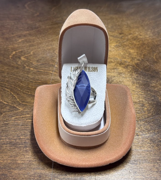 Lainey Wilson Colbalt Quill Ring