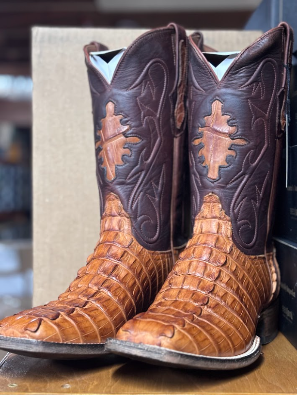 Black Jack Nile Croc Tail Cognac