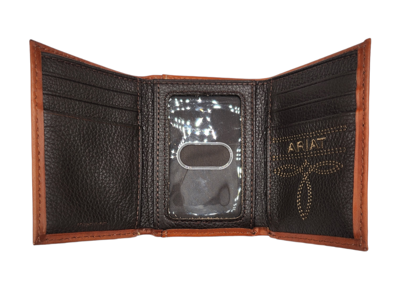 Ariat Trifold Basketweave Wallet